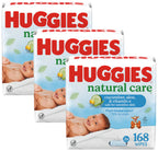 Huggies Natural Care Baby Wipes - Cucumber Aloe Vitamin E, Hypoallergenic