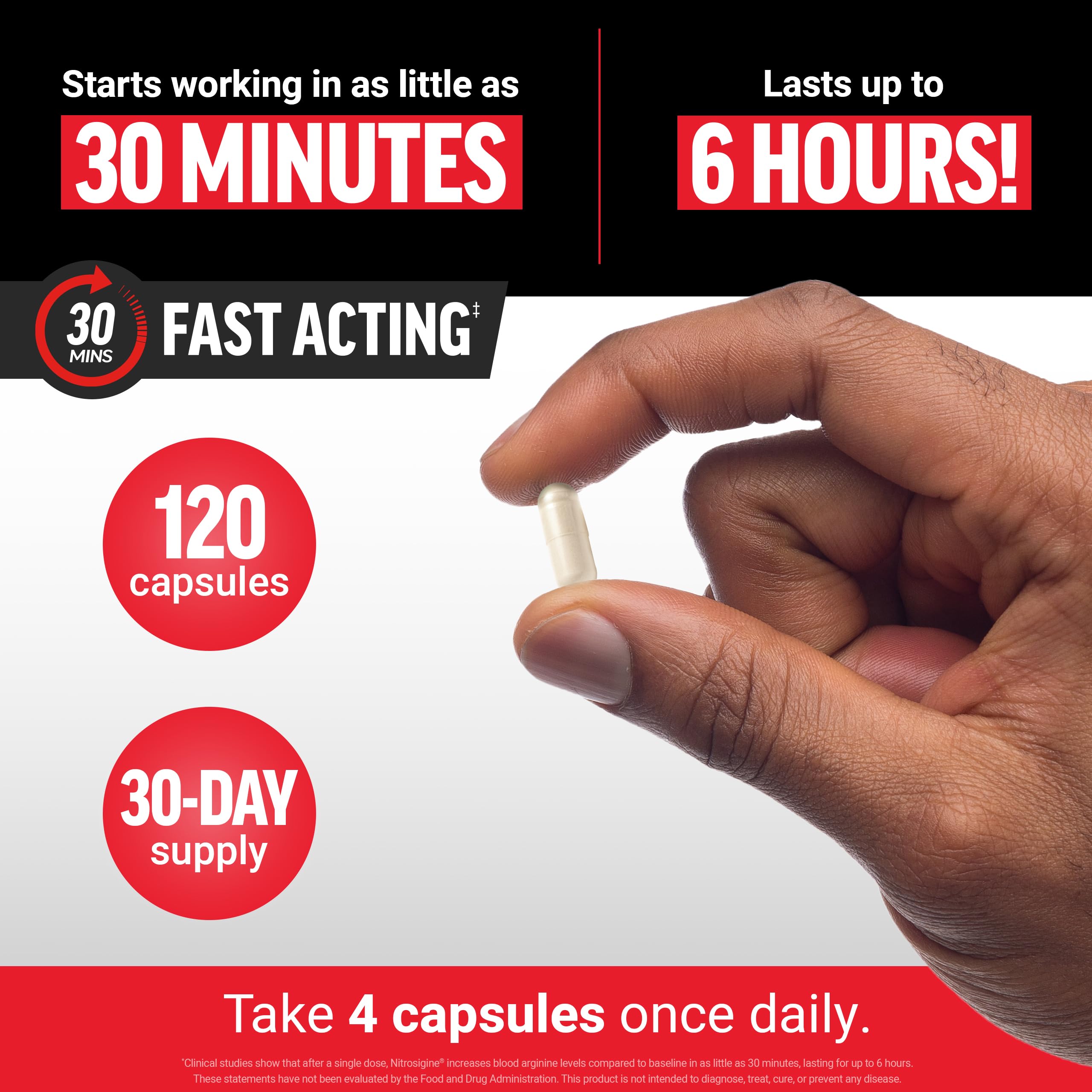 Force Factor Nitric Oxide Booster – Fast-Acting Formula

