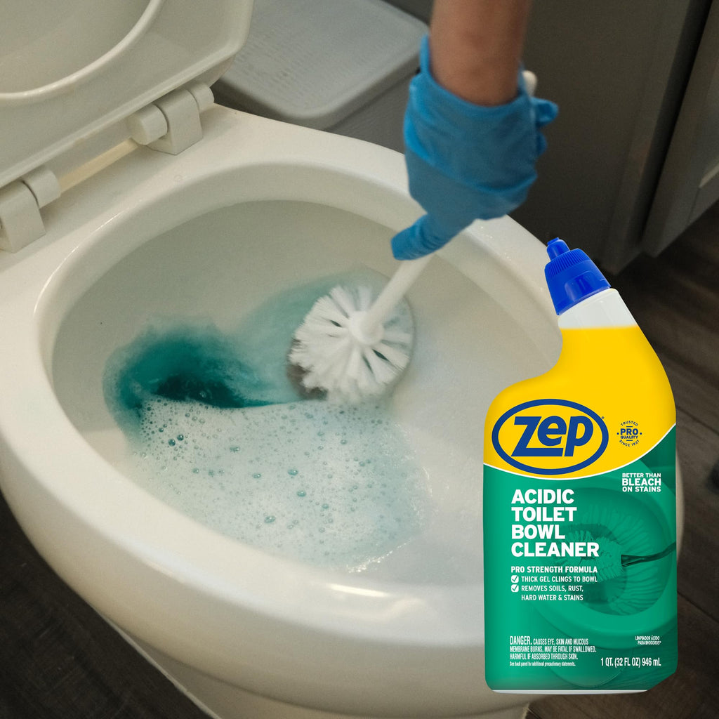 Zep Acidic Toilet Bowl Cleaner with Cling Gel

