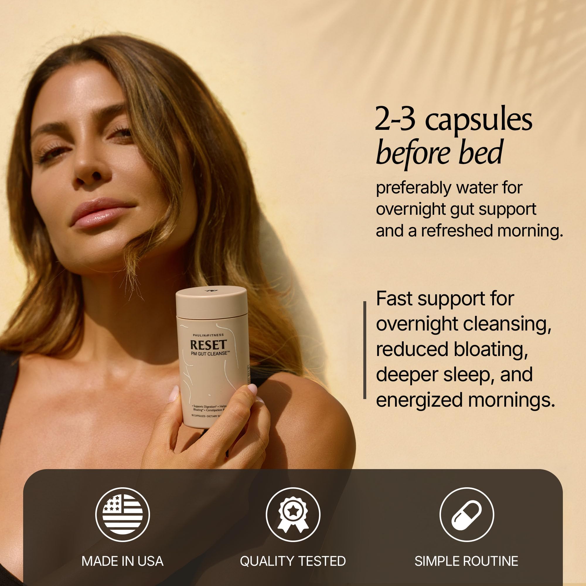 Paulina FITNESS Reset Overnight Digestive Health Supplement

