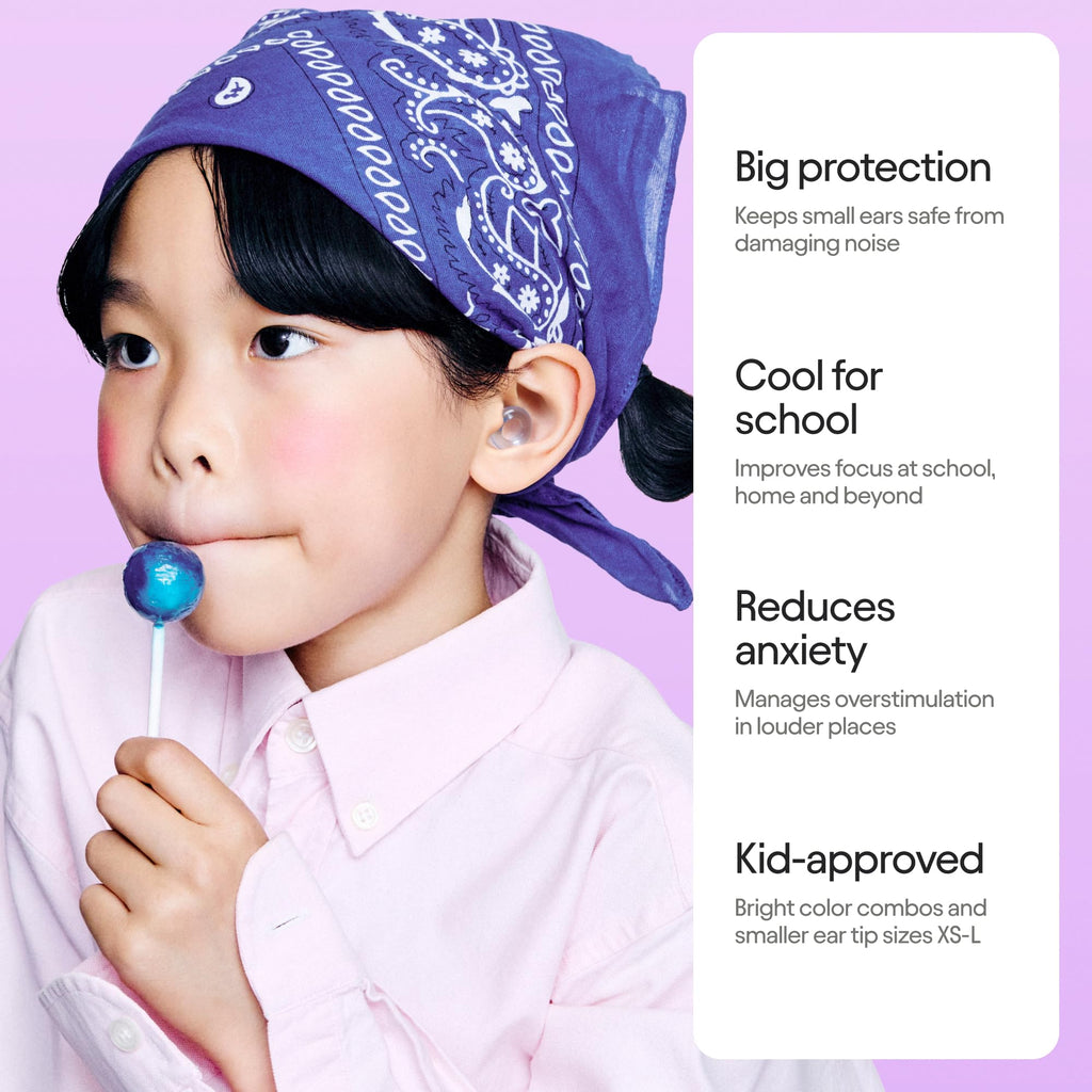 Loop Engage Kids 2 Ear Plugs – Reusable Noise Relief

