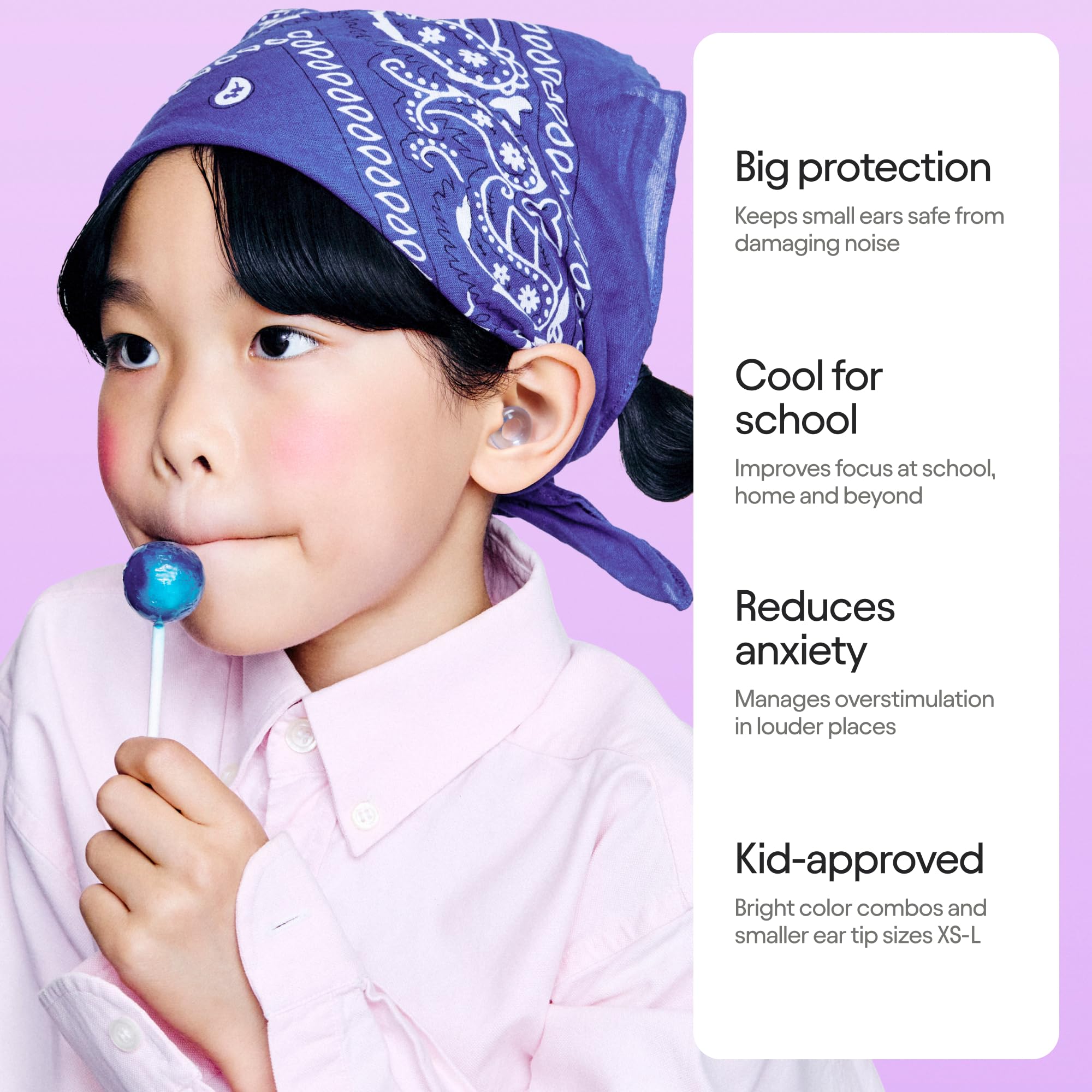 Loop Engage Kids 2 Ear Plugs – Reusable Noise Relief

