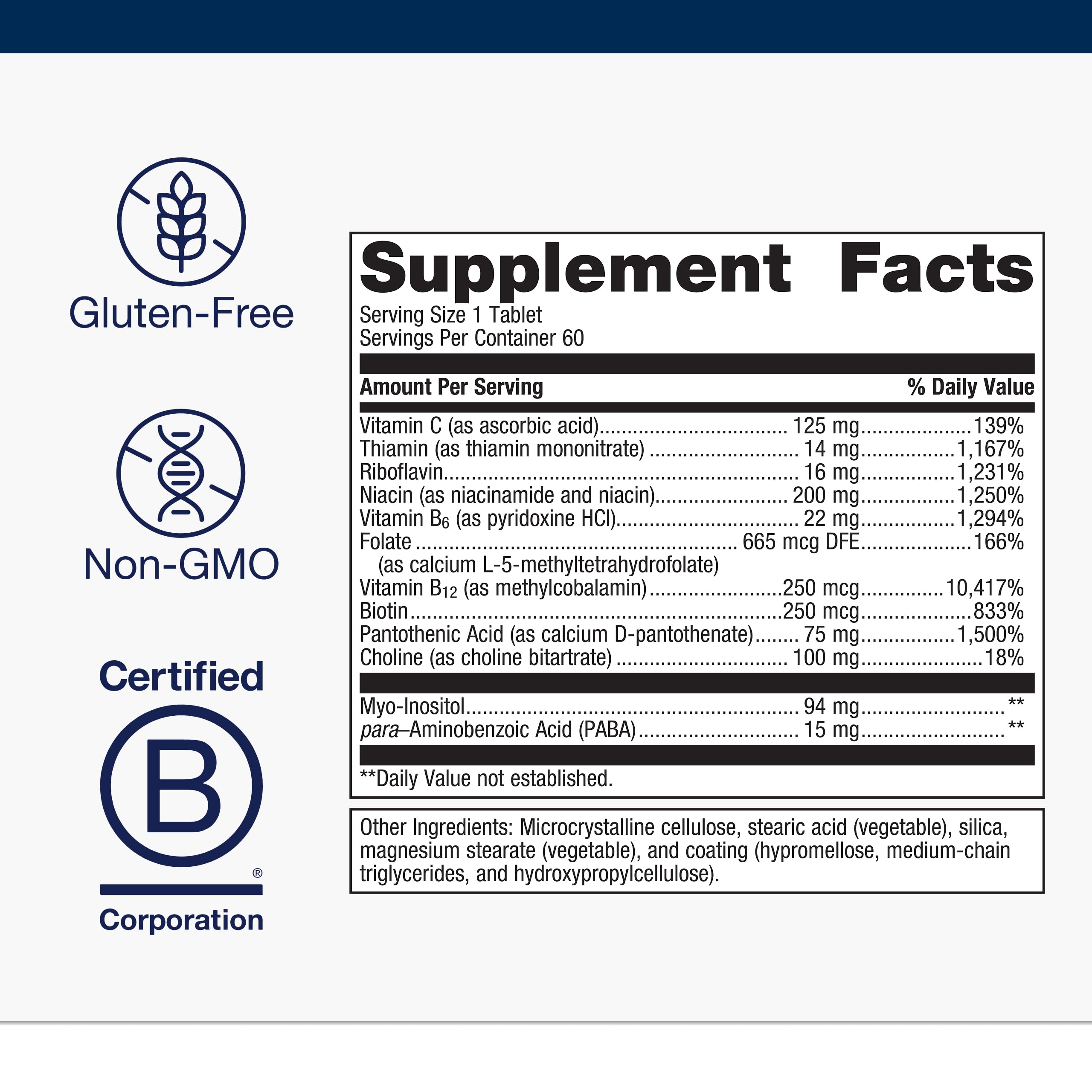 Metagenics Vitamin B-Complex with Active B6 & B12

