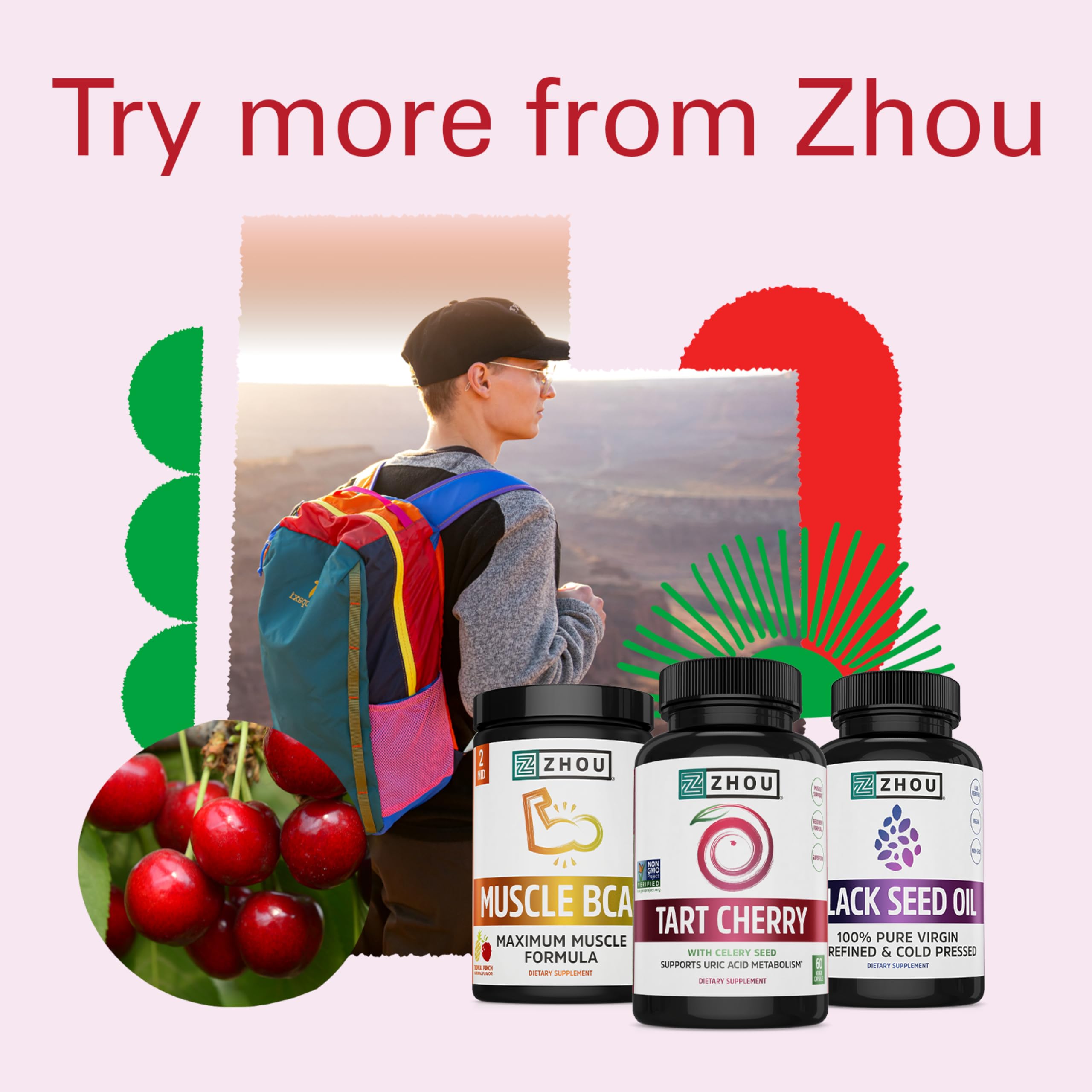 ZHOU Tart Cherry Supplement for Recovery

