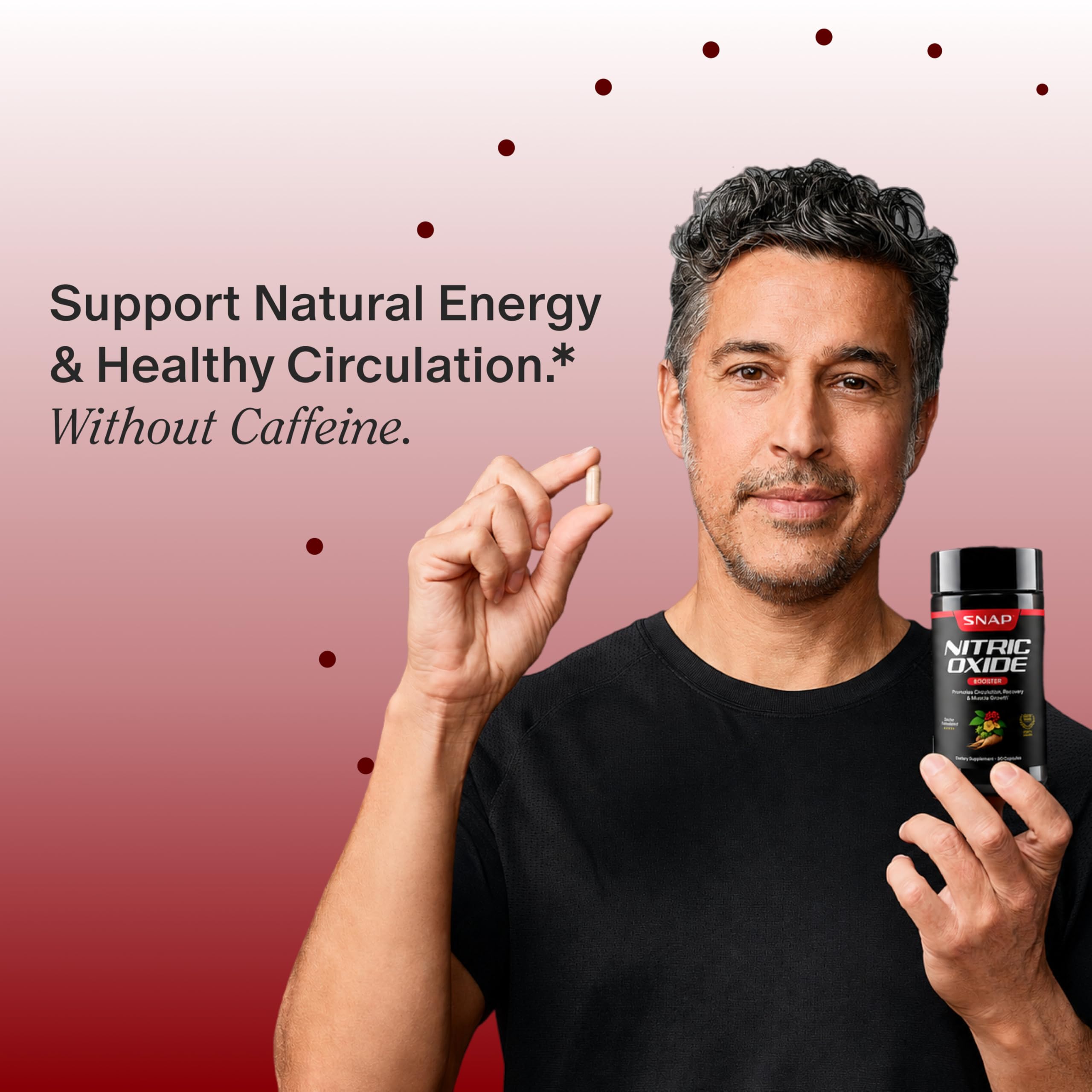 Snap Supplements Nitric Oxide Booster L-Citrulline L-Arginine

