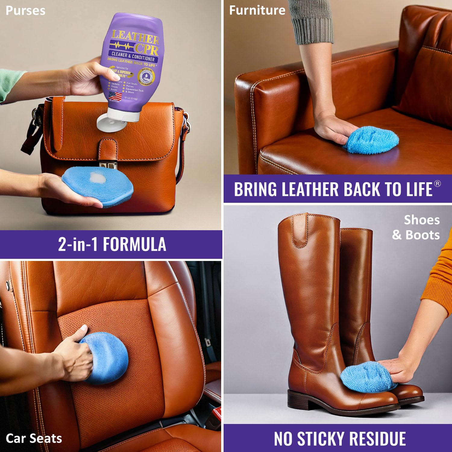 Leather CPR Cleaner & Conditioner by CPR Cleaning

