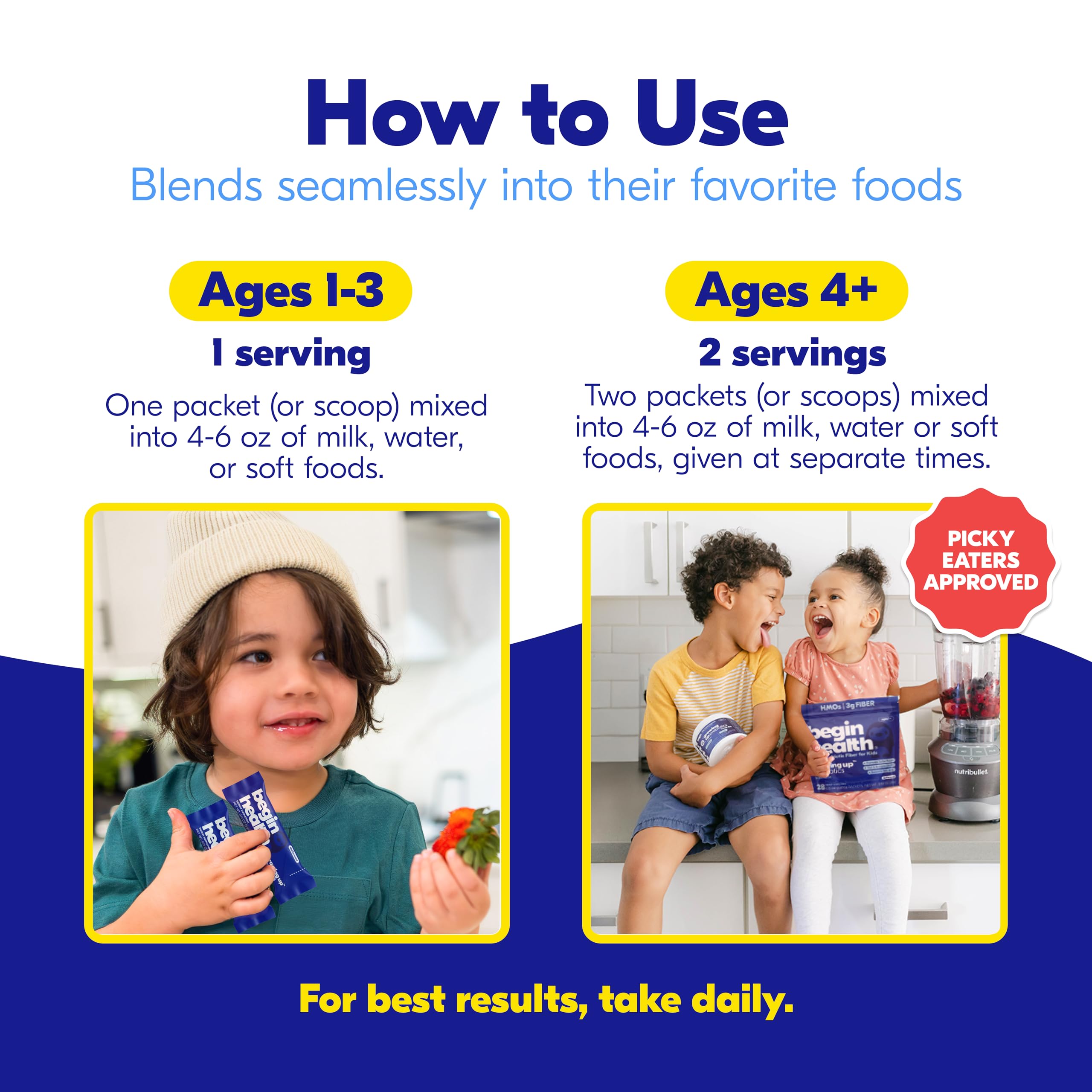 Kids Prebiotic Powder for Digestive Health - Unflavored

