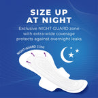 Stayfree Ultra Thin Overnight Pads with Wings | Nighttime Protection

