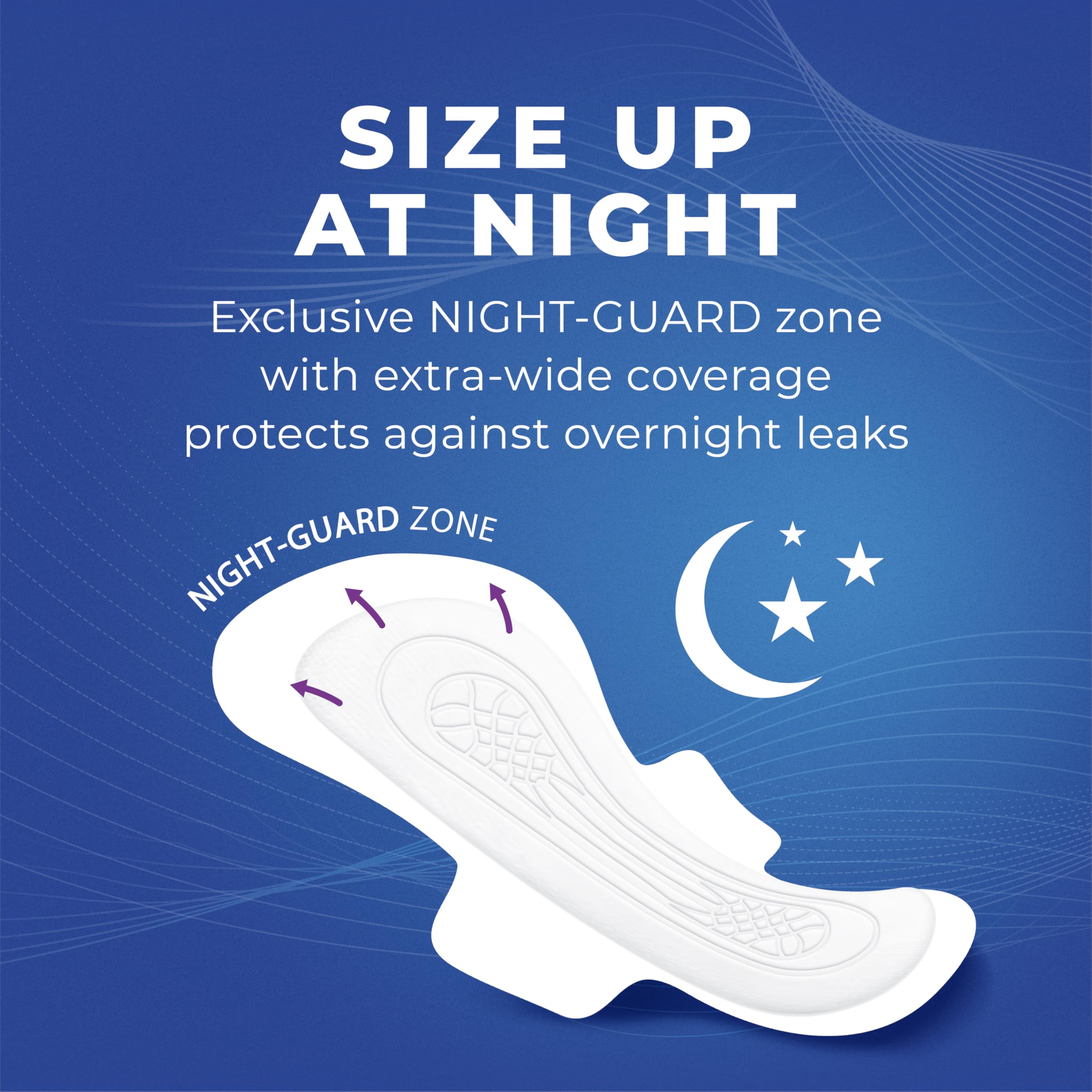Stayfree Ultra Thin Overnight Pads with Wings | Nighttime Protection


