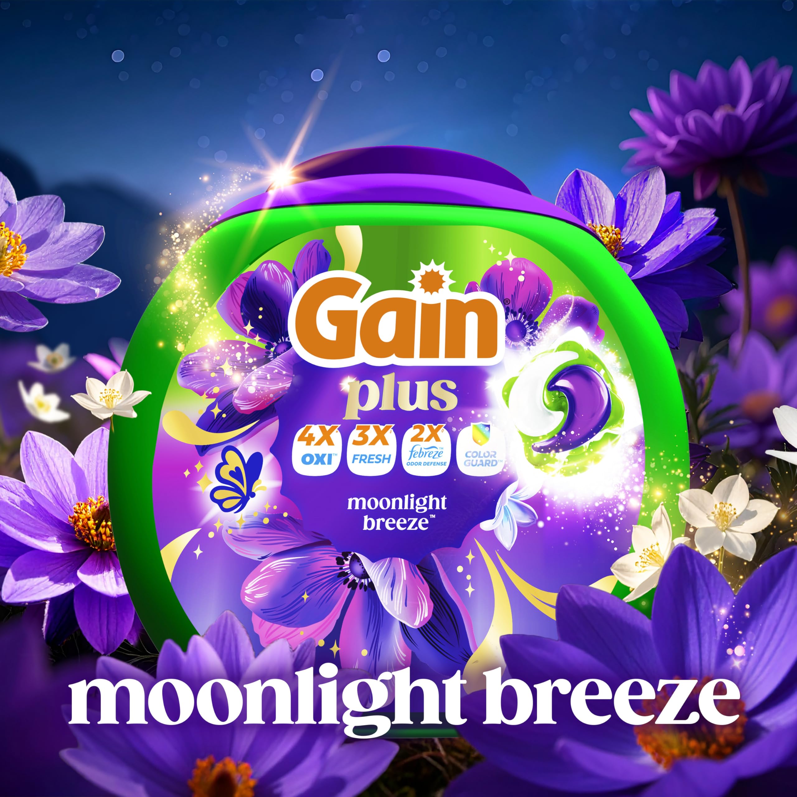 Gain Plus Flings Pods Laundry Detergent – All-In-One Clean

