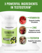 NaturalSlim Testosterone Booster for Men | Energy & Muscle

