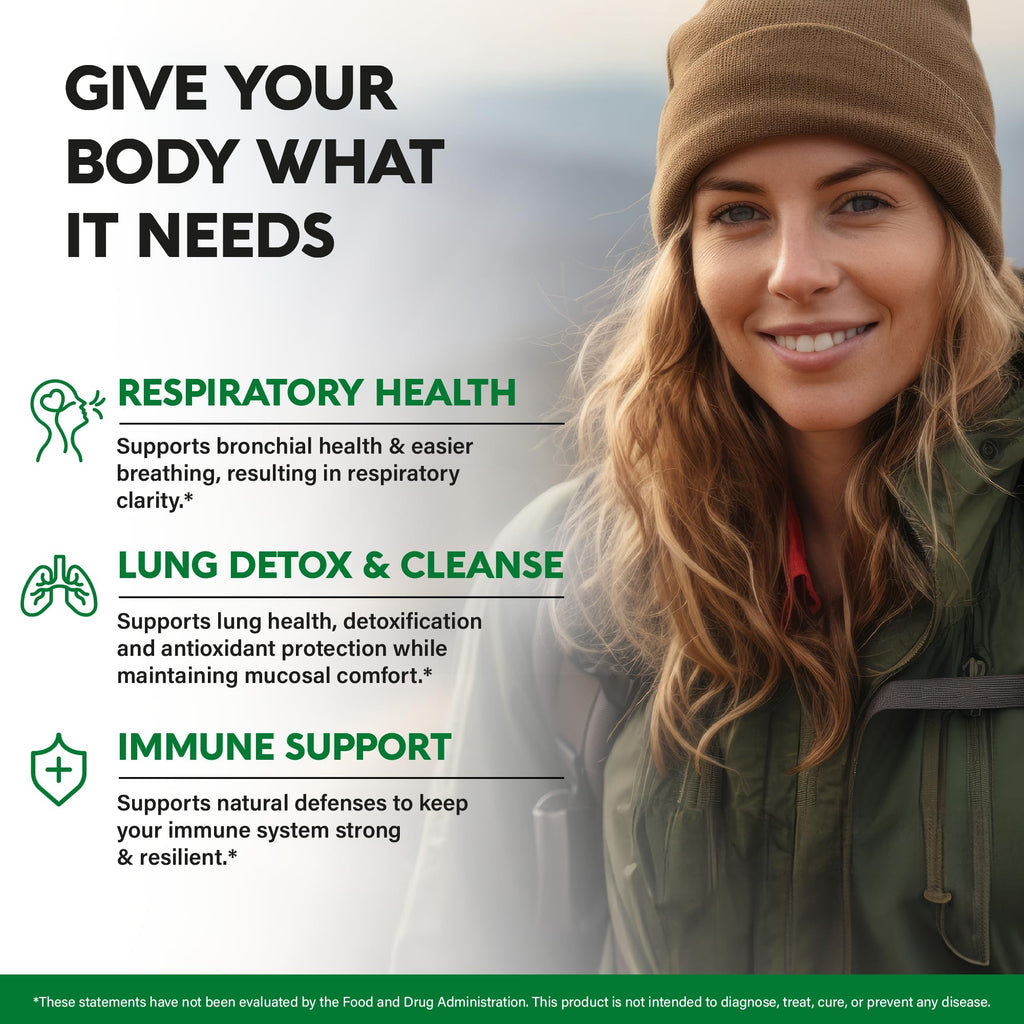 Mullein Lung Detox Lung Support Supplement

