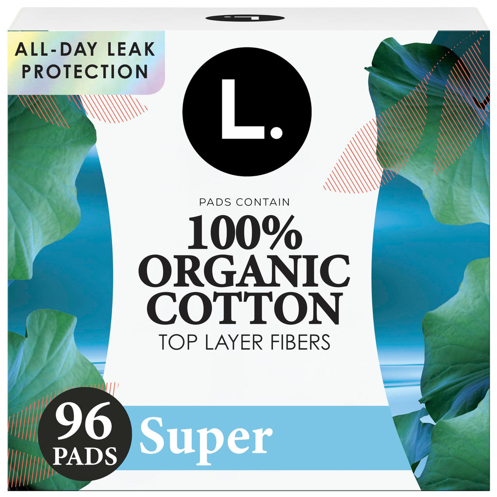 L. Ultra Thin Pads for Women Organic Cotton Top Layer

