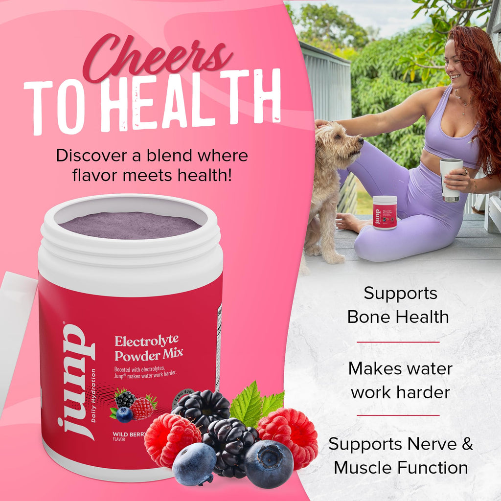 JUNP Electrolyte Powder No Sugar No Carbs - Keto Hydration

