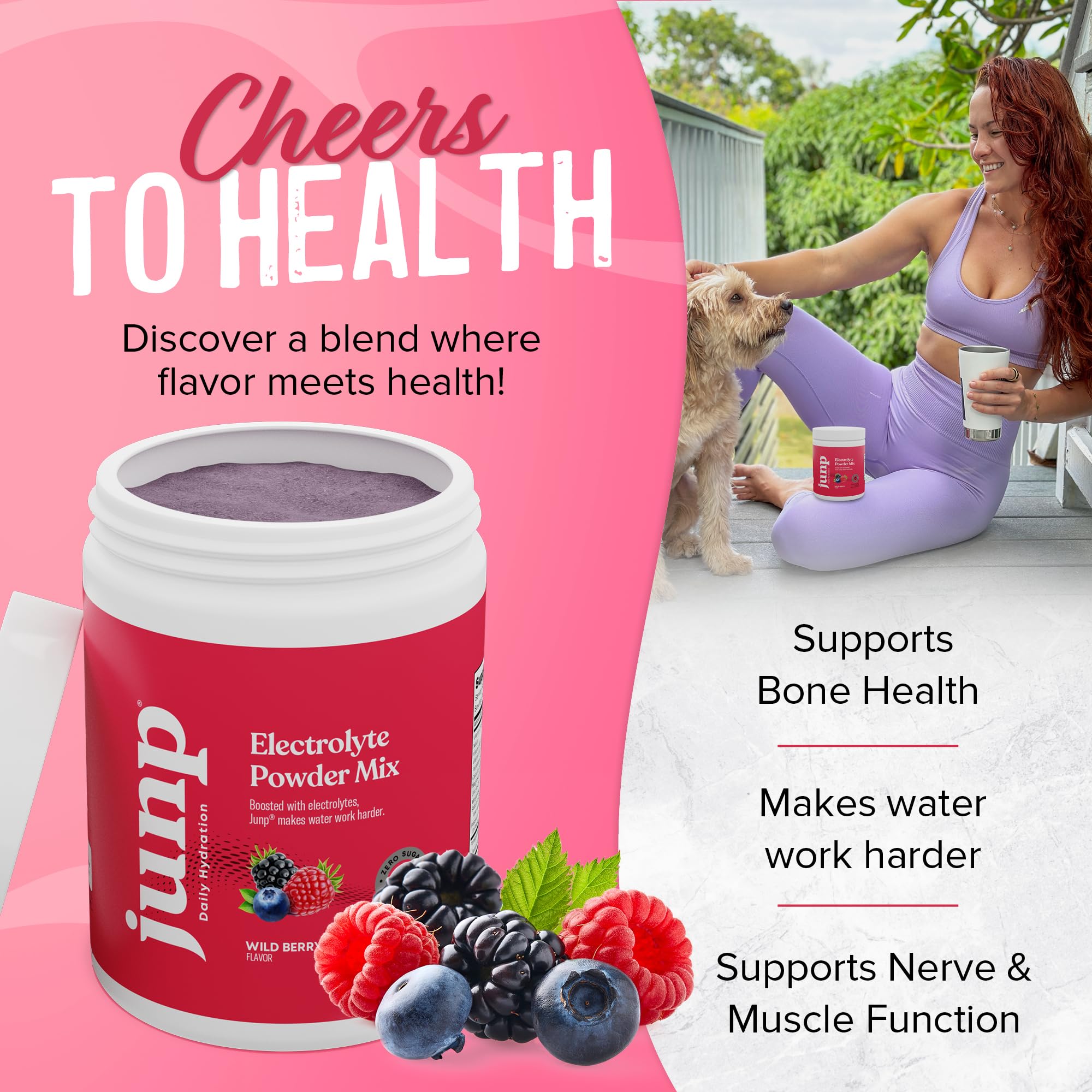 JUNP Electrolyte Powder No Sugar No Carbs - Keto Hydration

