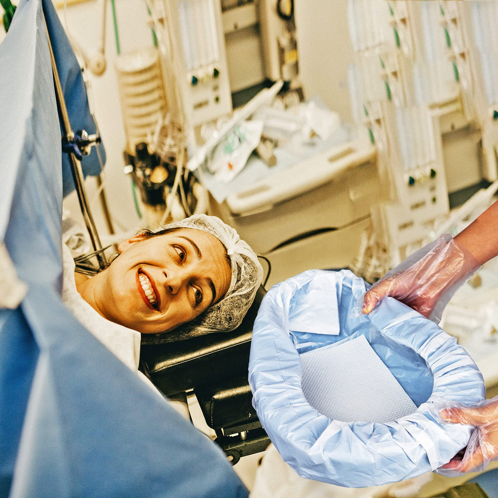 MINIVON Bedpan Set with Liners, Pads & Gloves

