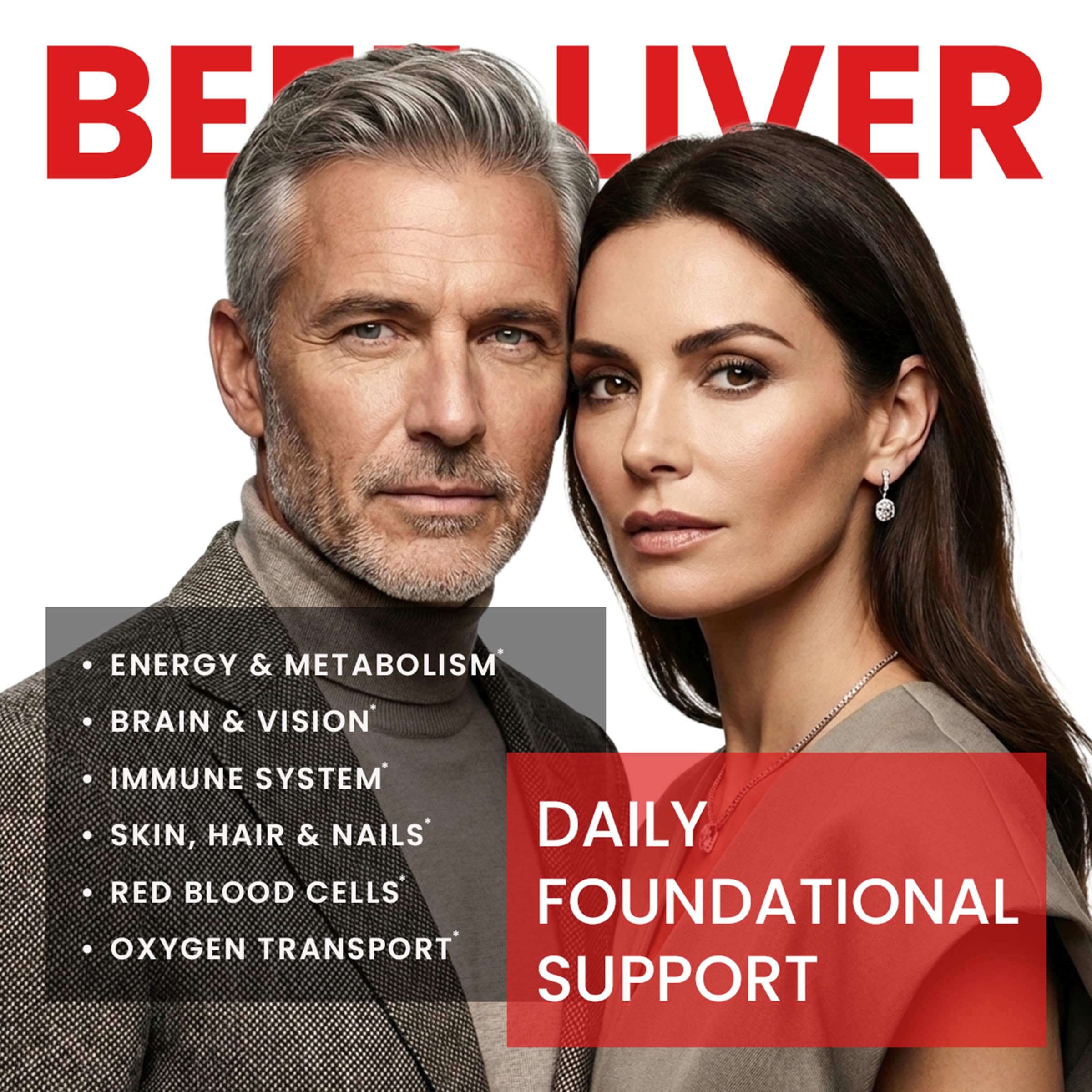 Grass-Fed Beef Liver Capsules | Pure Nutrient-Dense Supplement

