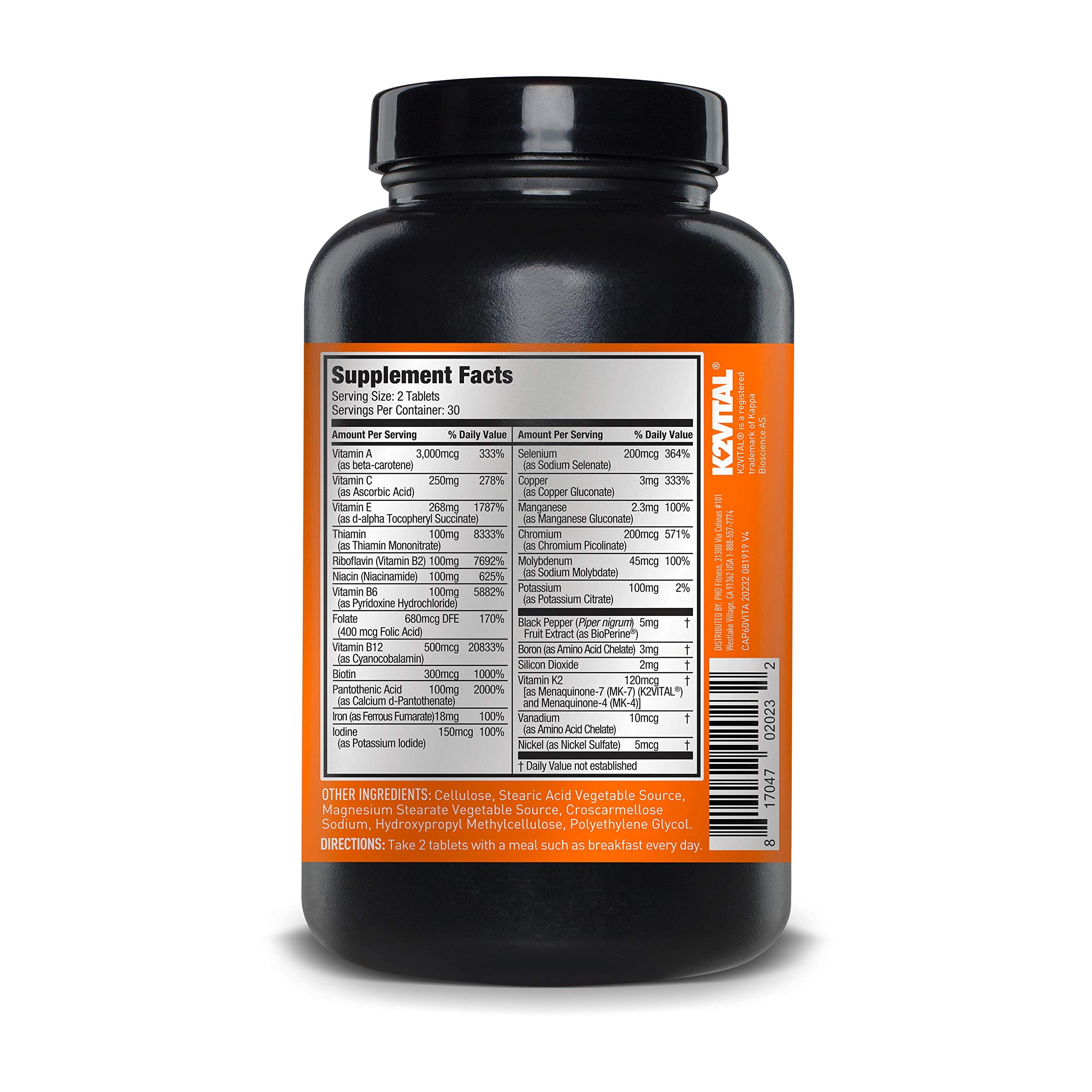 Vita JYM Multivitamin & Mineral - High Potency Daily

