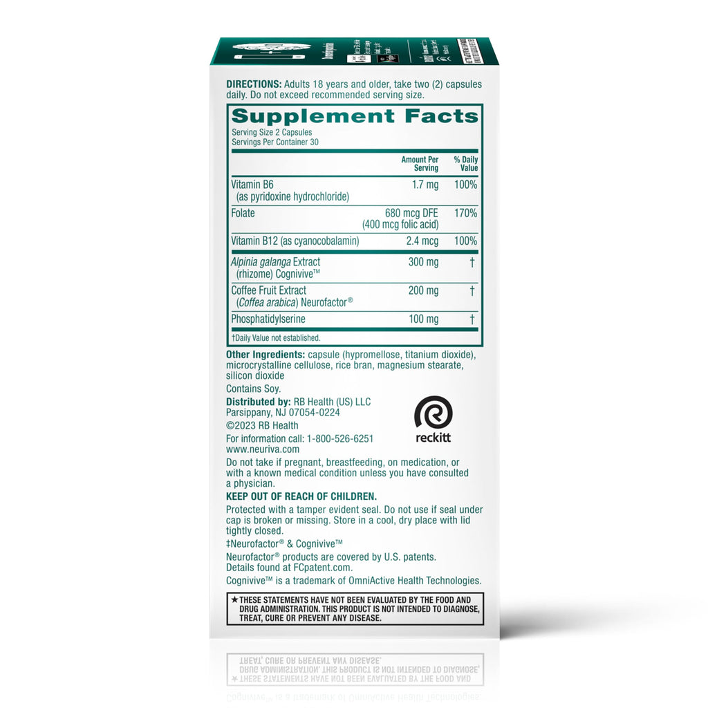 Neuriva Ultra Brain Supplement for Memory and Focus

