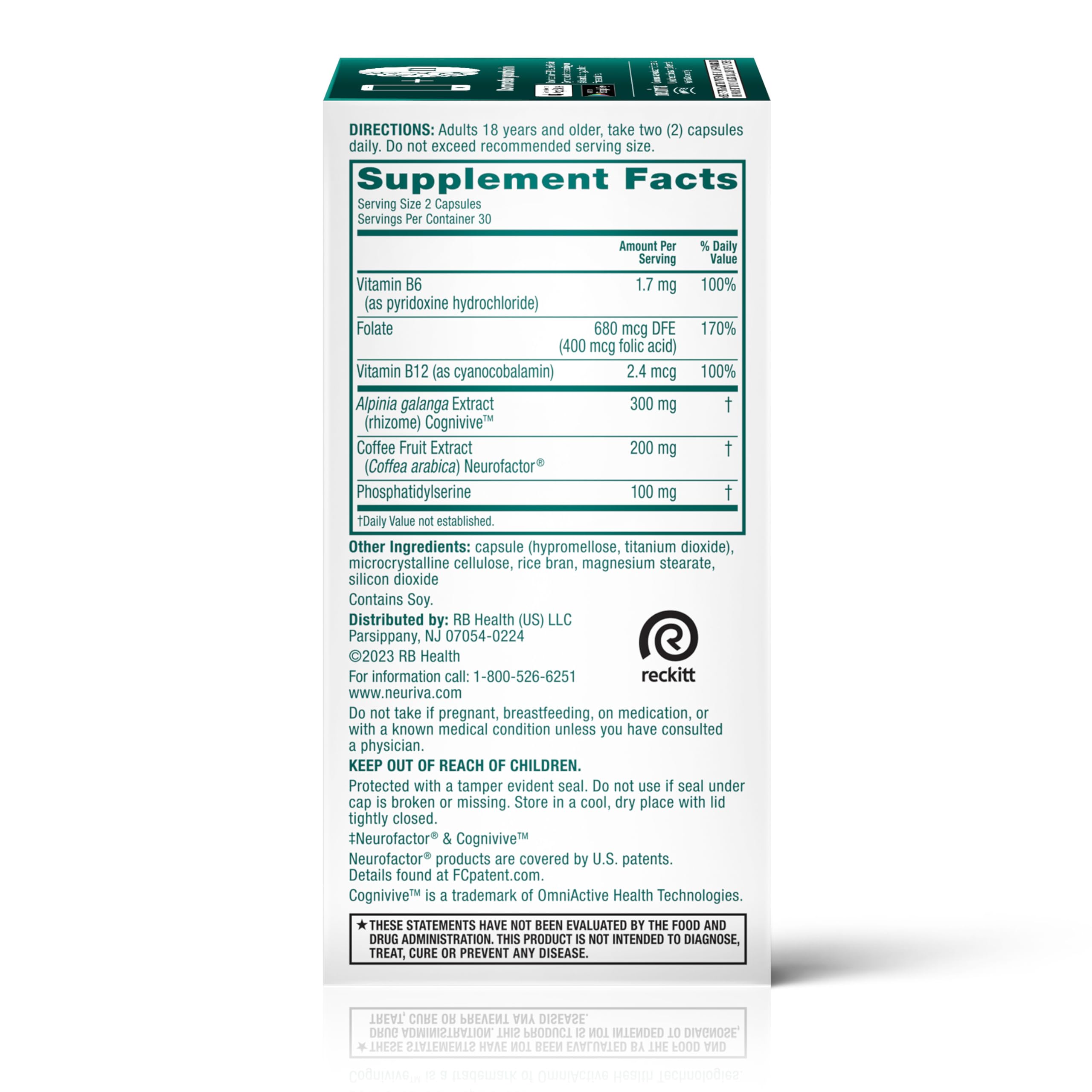 Neuriva Ultra Brain Supplement for Memory and Focus

