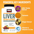 Force Factor Liver Detox + Cleanse Dietary Supplement

