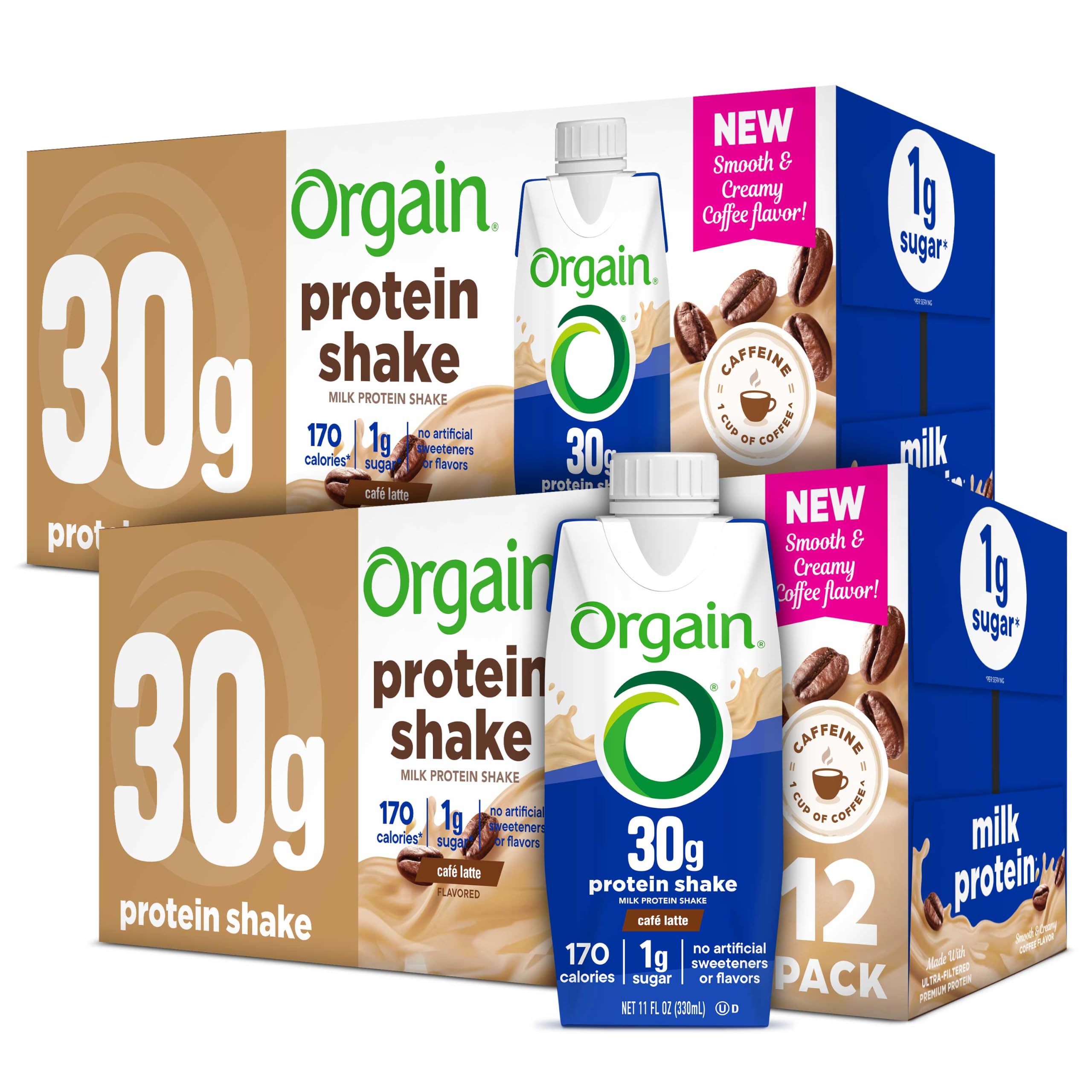 Orgain 38g High Protein Shake Dairy Isolate Milk