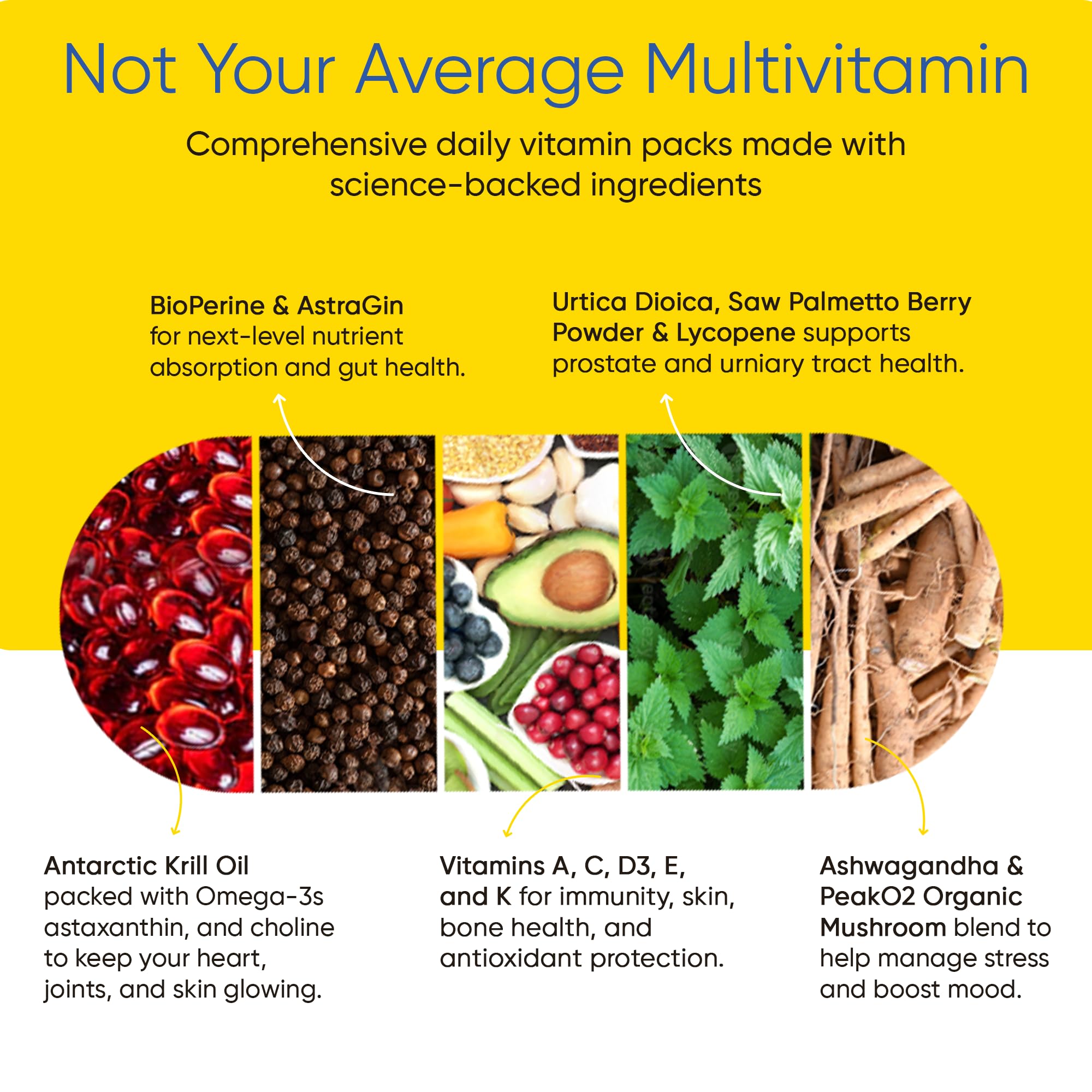 Universal U Total Health Multivitamin with Omega-3 Krill Oil

