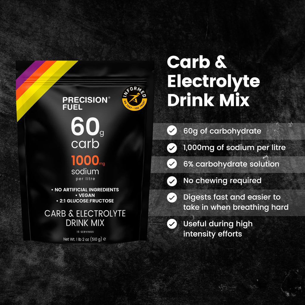 Hydration Drink Mix by Precision Fuel PF60 for Endurance

