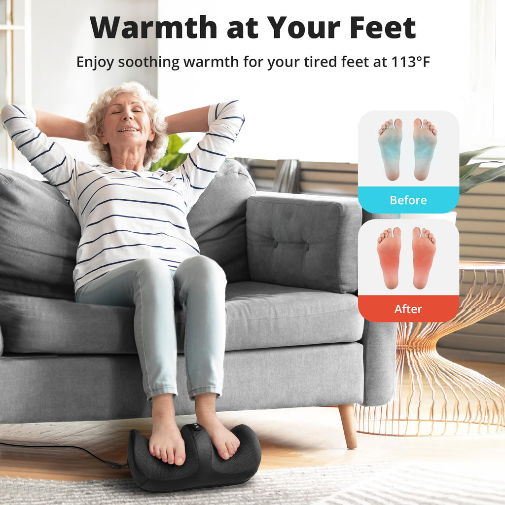 Medcursor Foot Massager with Heat | Deep Relaxation

