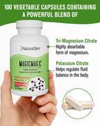 Magnesium Citrate Capsules by NaturalSlim - MagicMag C


