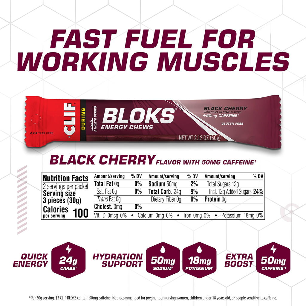 Clif BLOKS Energy Chews Plant-Based Endurance Fuel

