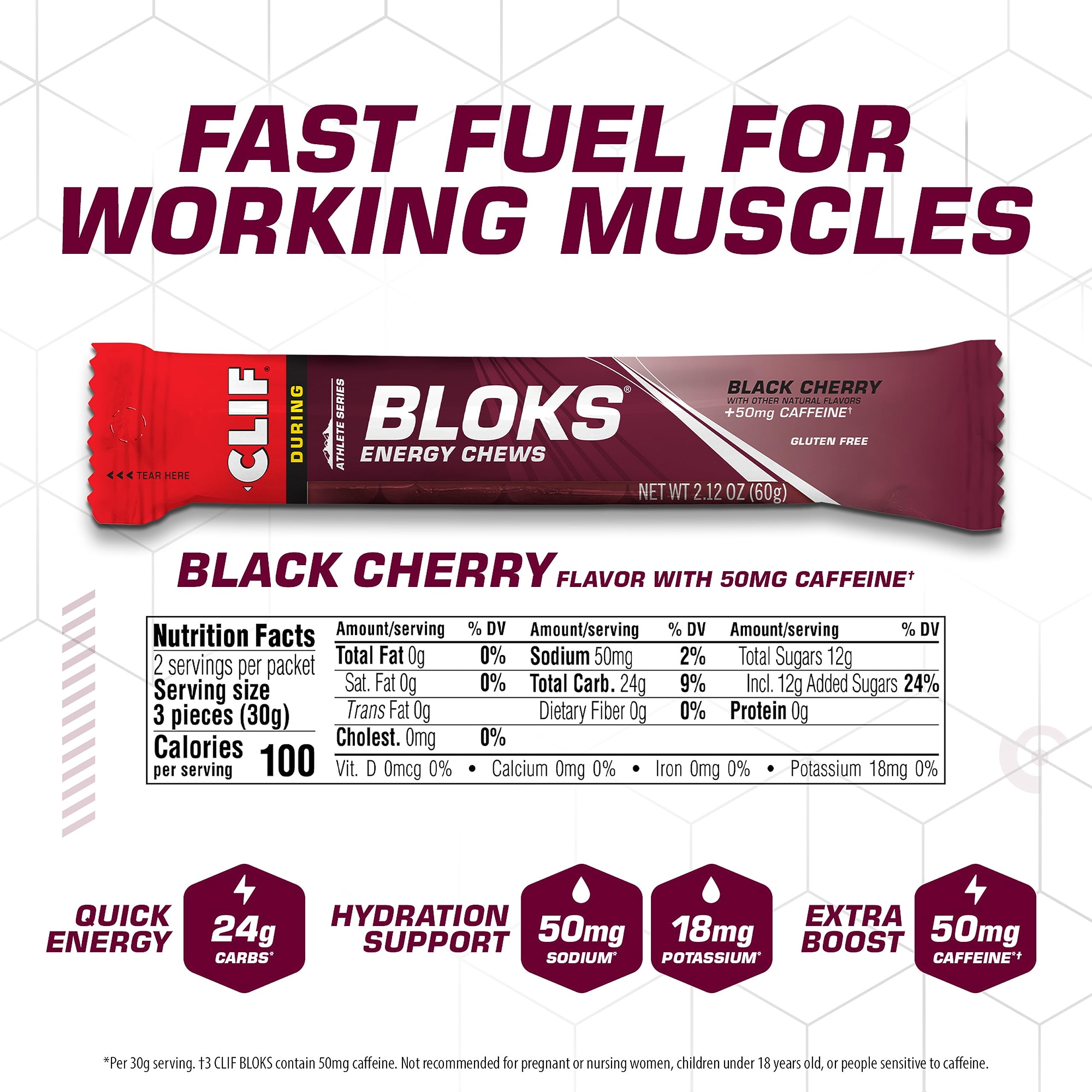 Clif BLOKS Energy Chews Plant-Based Endurance Fuel

