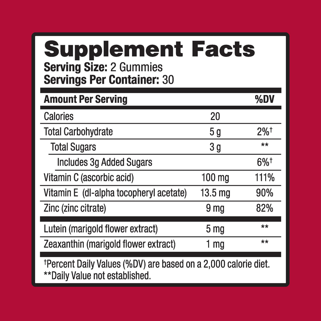 Ocuvite Eye Health Gummies for Vision Support

