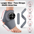 Wearable Foot Massager Wrap with Heating

