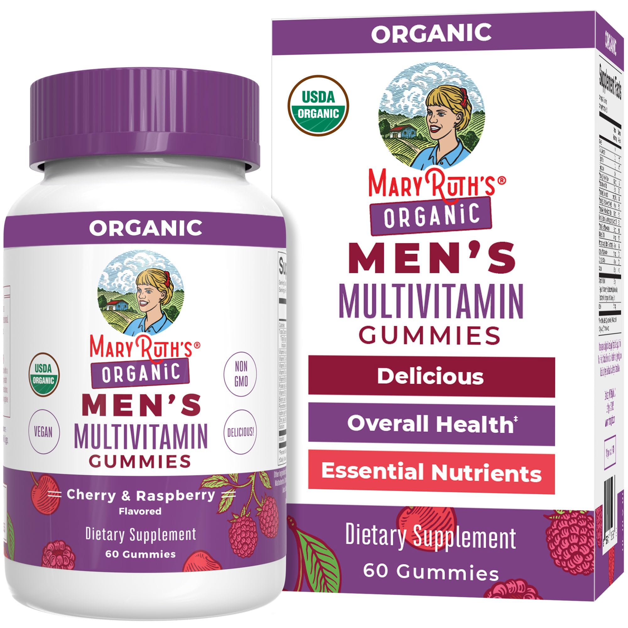 MaryRuth's Organics Men's Multivitamin Gummies - Vegan

