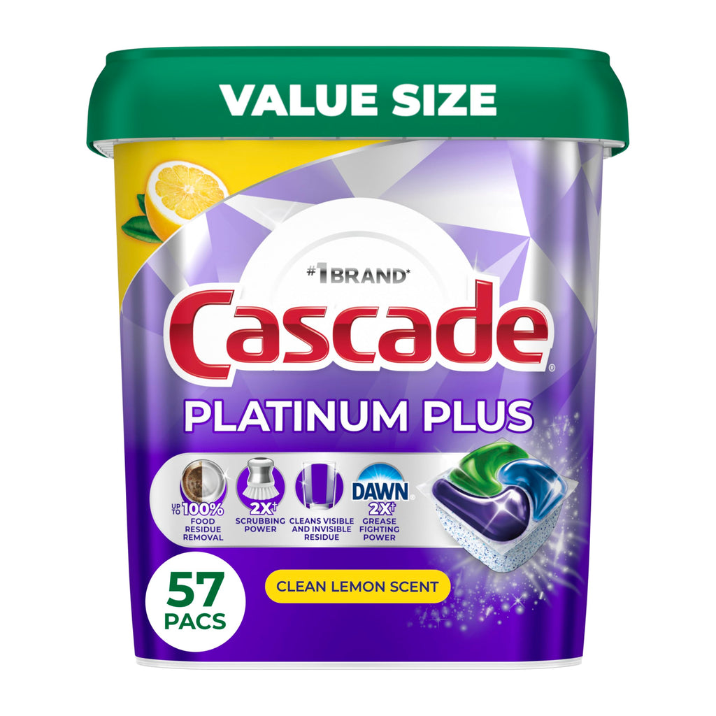 Cascade Platinum Plus Dishwasher Pods Detergent

