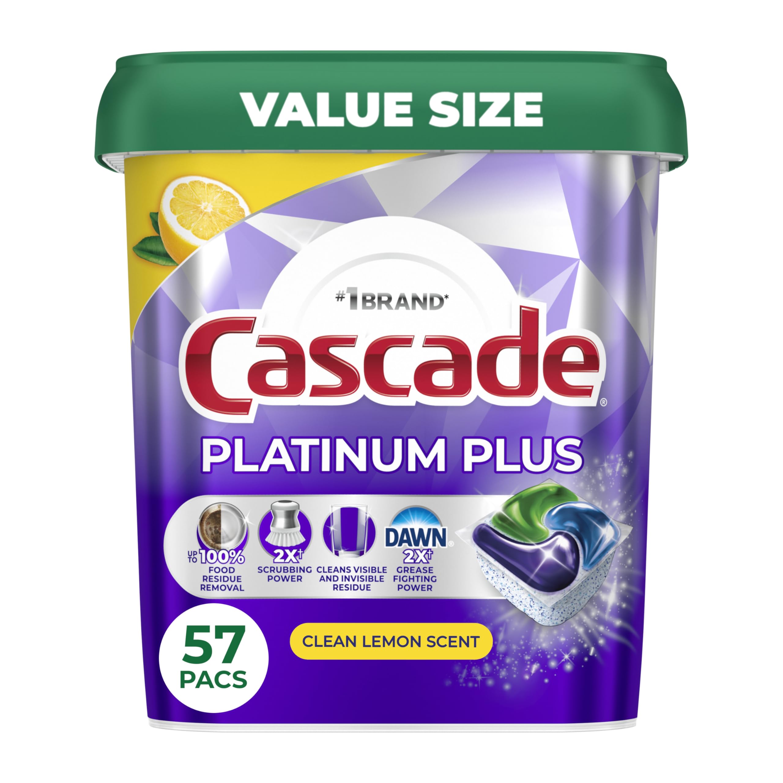 Cascade Platinum Plus Dishwasher Pods Detergent

