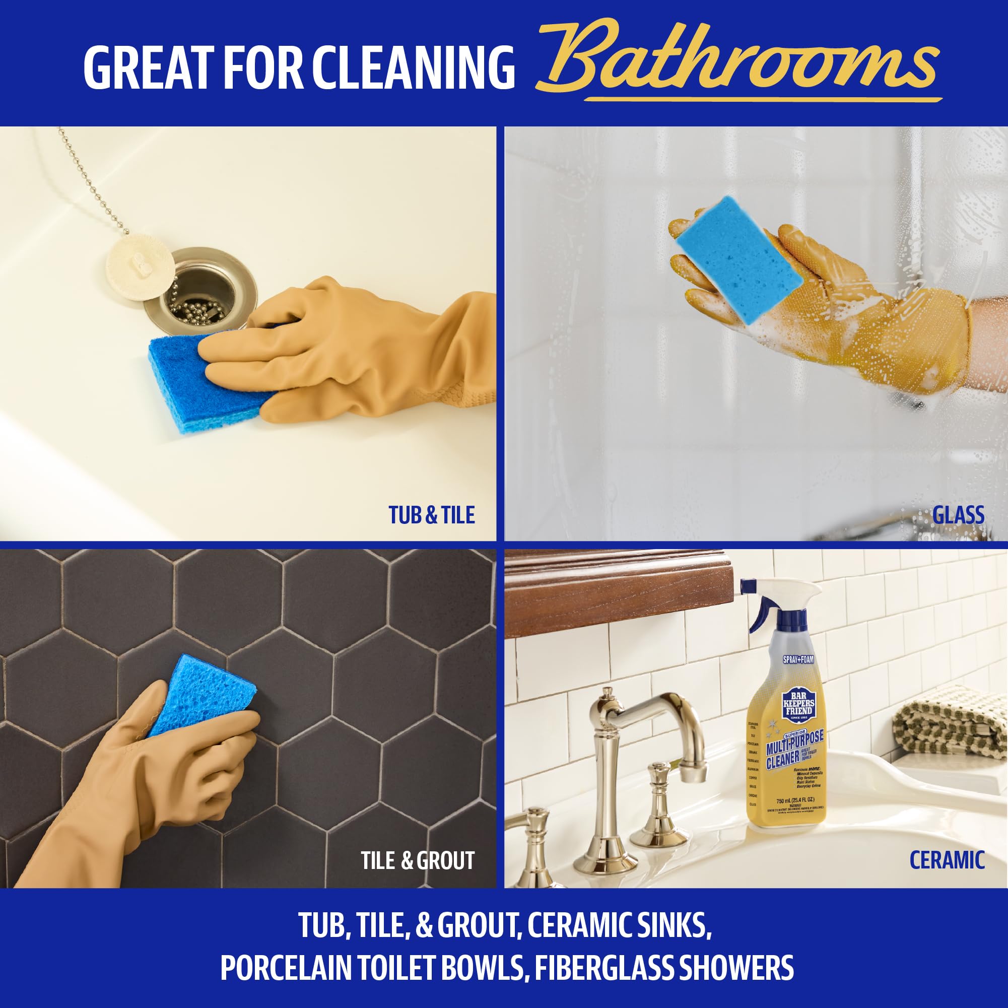 Bar Keepers Friend Soft Cleanser & 2-in-1 Cleaner Bundle


