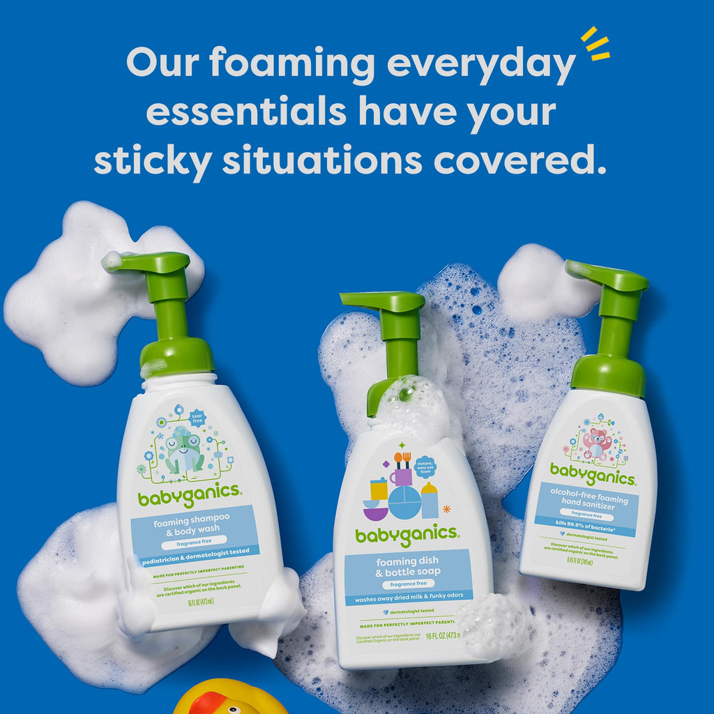 Babyganics Alcohol-Free Foaming Hand Sanitizer | Pump Bottle

