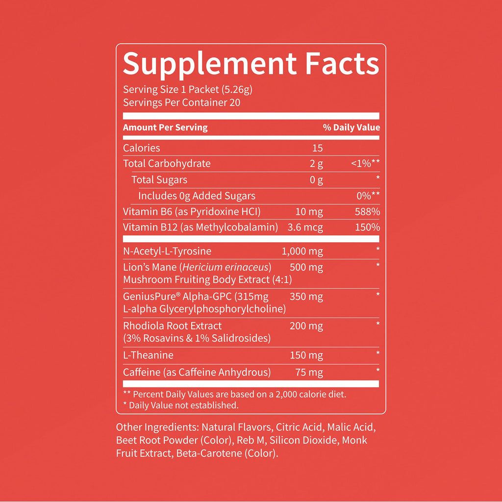 Nello Superfocus Nootropic Drink Mix for Focus

