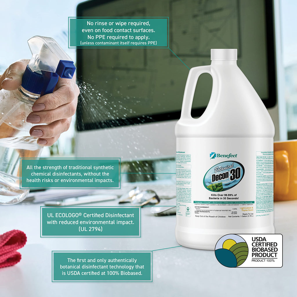 Benefect Botanical Decon 30 Disinfectant Cleaner


