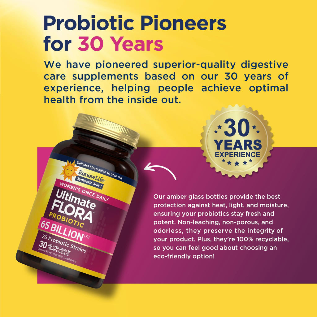 Renew Life Ultimate Flora Probiotics | Probiotic Supplement

