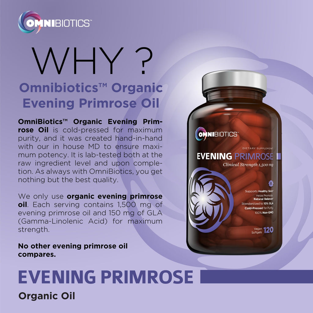 OmniBiotics Evening Primrose Oil for Women - Hormone Balance

