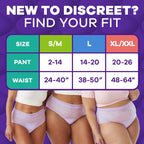 Always Discreet MaxiProtect Incontinence Underwear for Women

