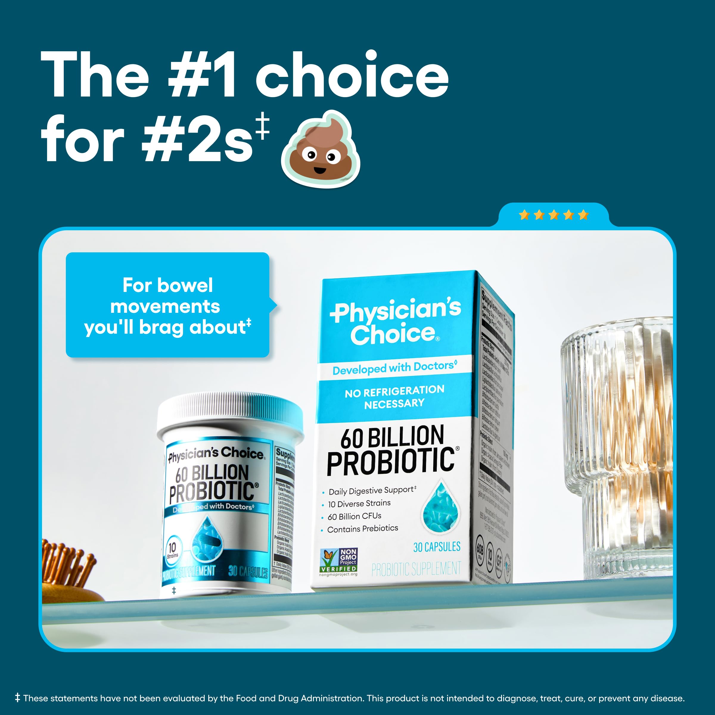 Physician's Choice Probiotics - Multistrain Formula

