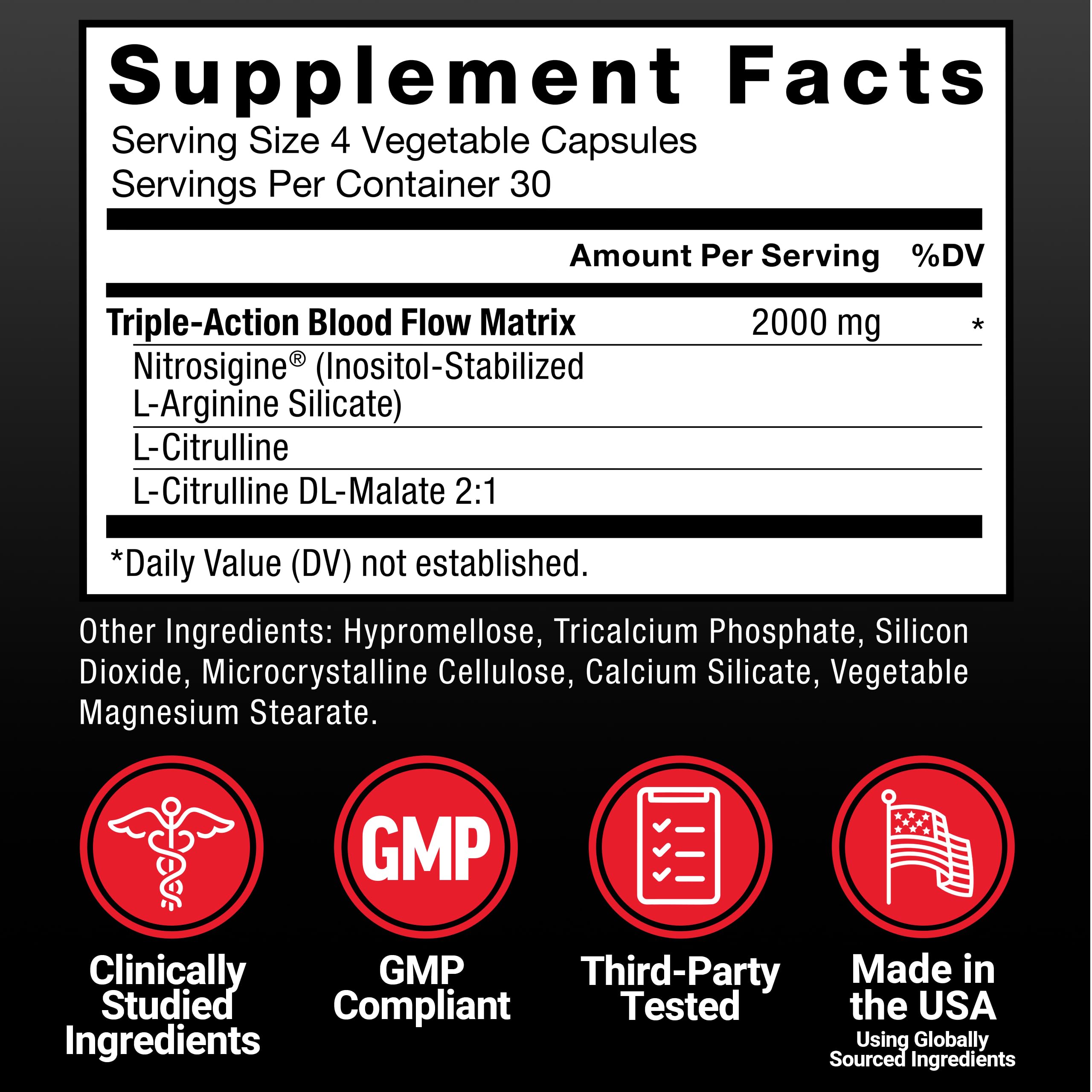 Force Factor Nitric Oxide Booster – Fast-Acting Formula

