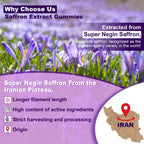 Happy Saffron Gummies Mood & Focus - Vegan


