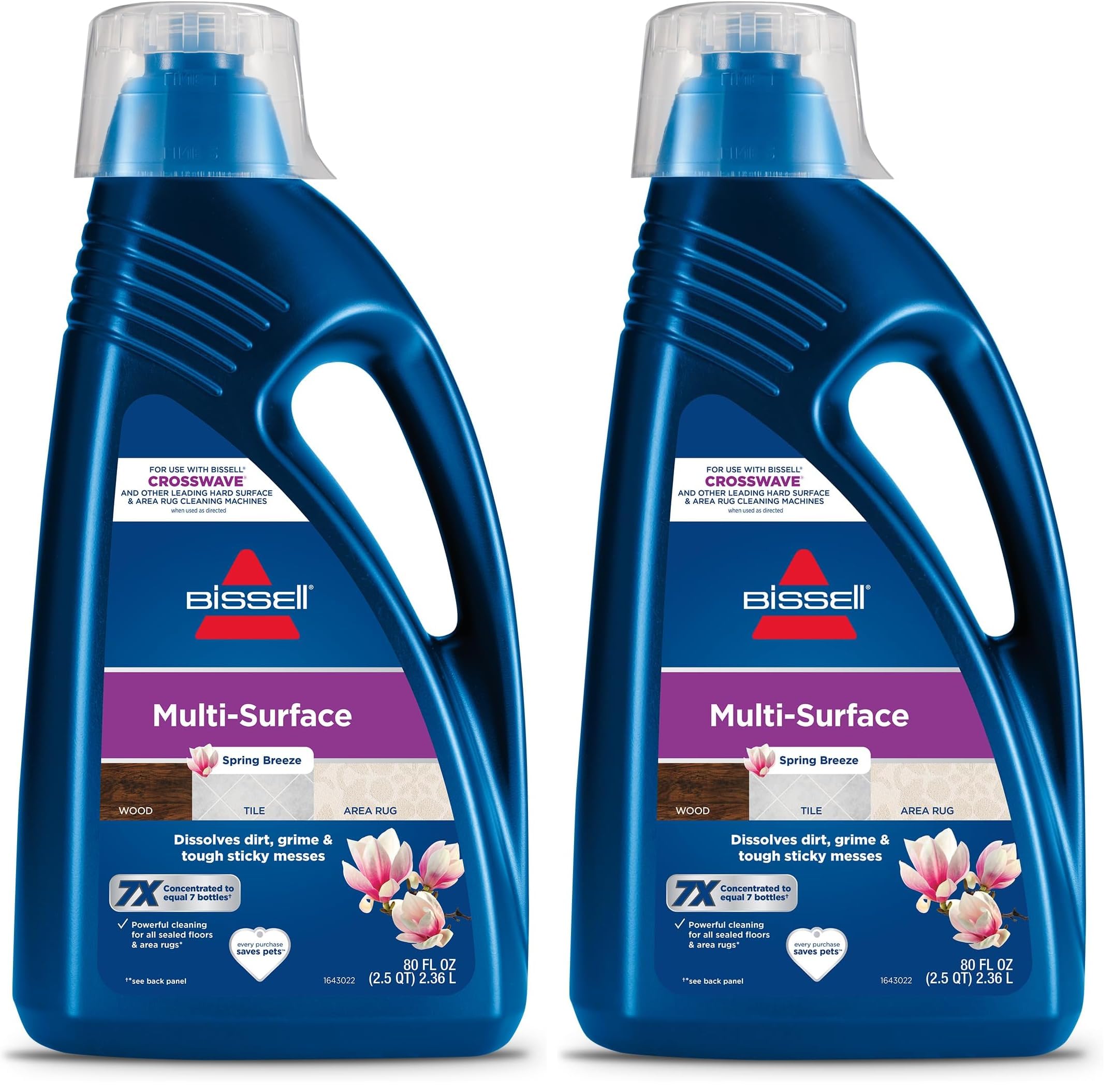 BISSELL Multi-Surface Cleaning Solution for CrossWave and Rugs