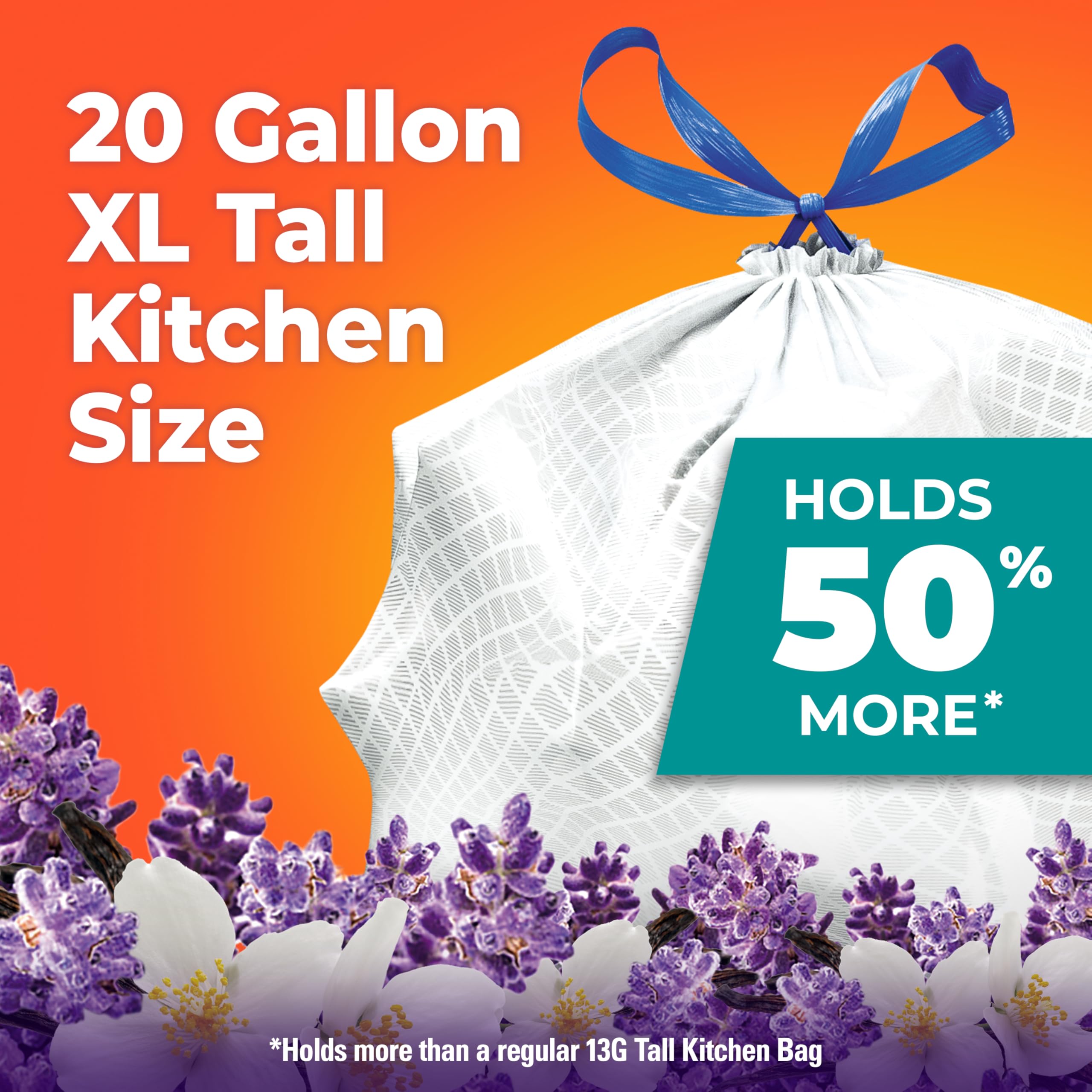 Hefty Ultra Strong Trash Bags - Odor Control & Drawstring

