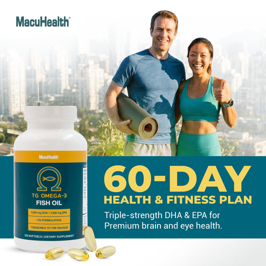 MacuHealth Omega-3 Fish Oil for Eye and Brain Health

